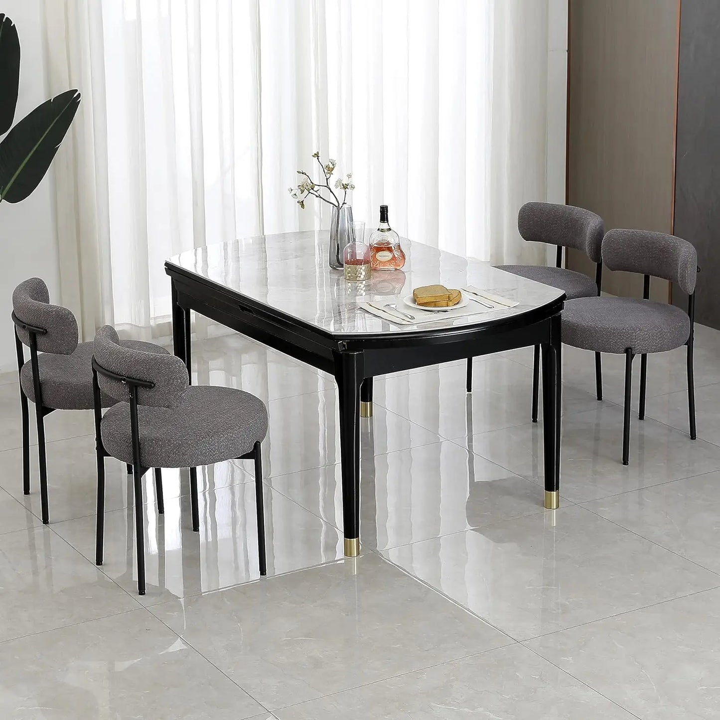 Boucle Sherpa Dining Chairs