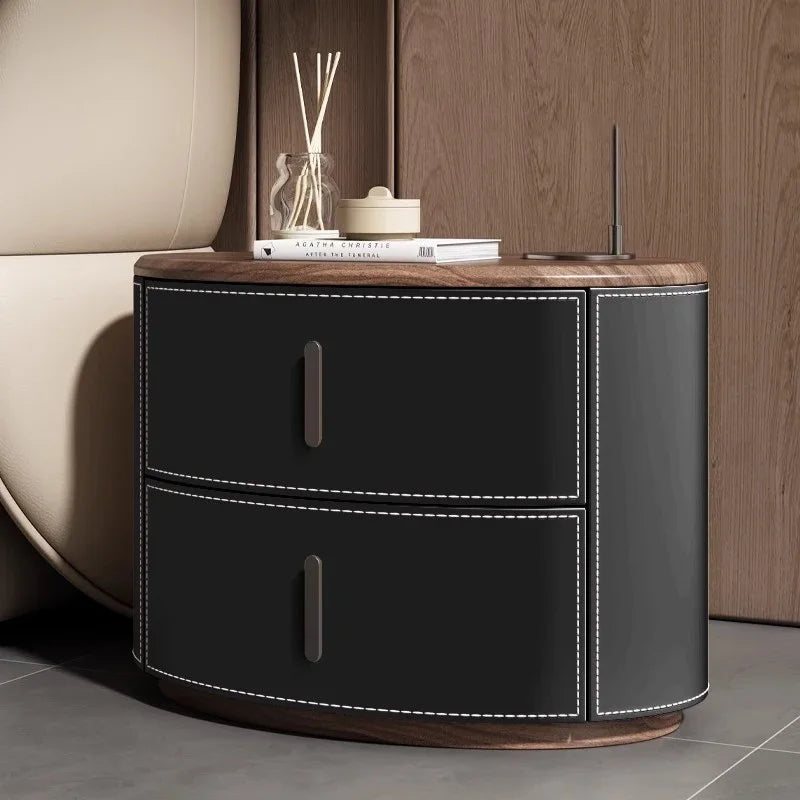 Simple Aesthetic Bedside Table Unique Style Italian Nordic Elegant Nightstands