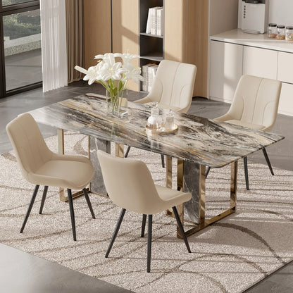 Faux Leather Dining Chairs