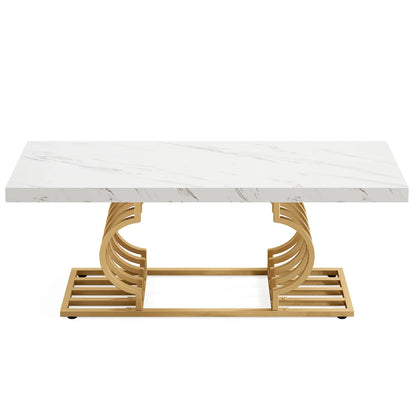 Faux Marble Coffee Table