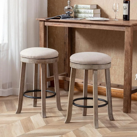 French Vintage Swivel Bar Stools