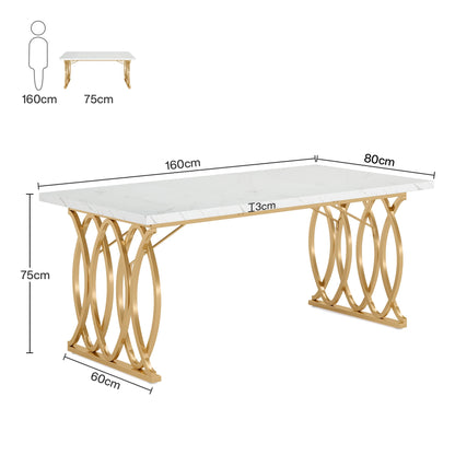 Gold-Leg Work Desk
