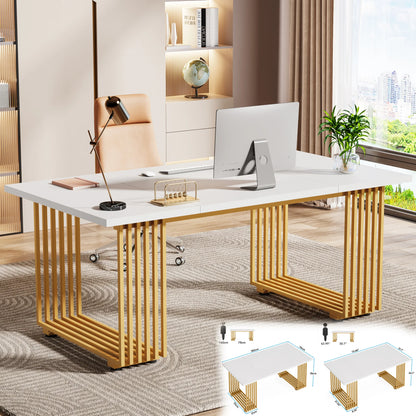 Gold-Leg Work Desk