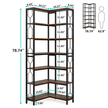 Industrial Corner Shelf