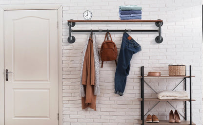 Industrial Wall Pipe Rack