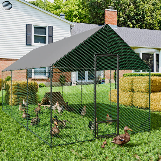 Heavy Duty Metal Chicken Coop
