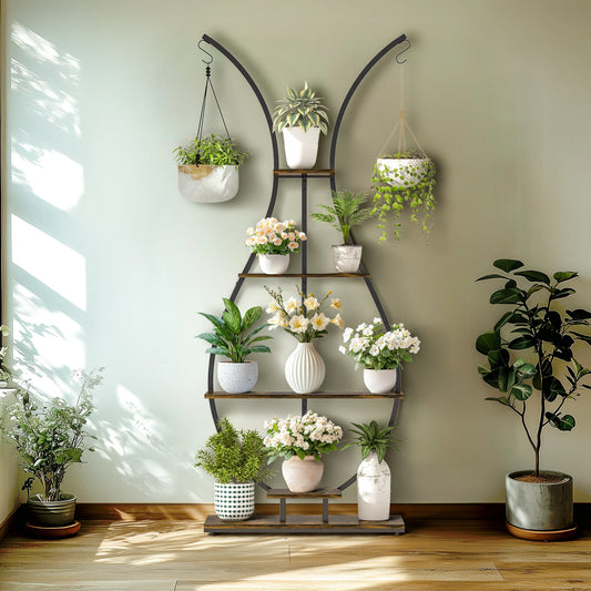 Vase-Shaped Plant Stand