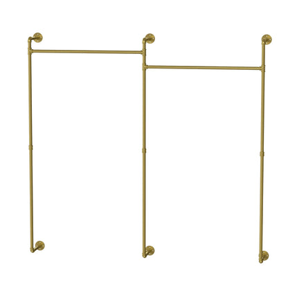 Industrial Wall Clothes Rod