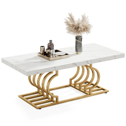 Faux Marble Coffee Table