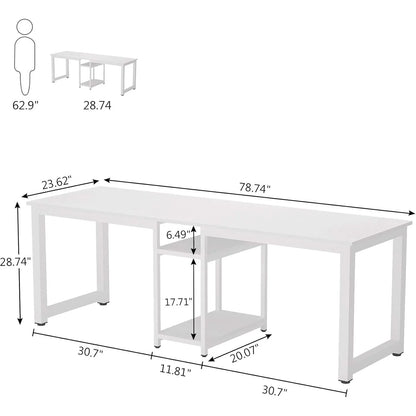 Dual Workstation Desk