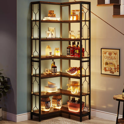 Industrial Corner Shelf