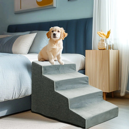 Foam Dog Stairs with Washable Cover