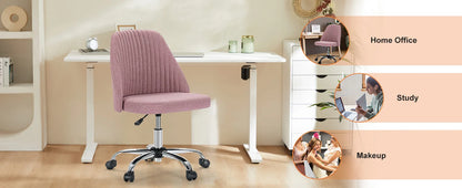Armless Small Desk Chair