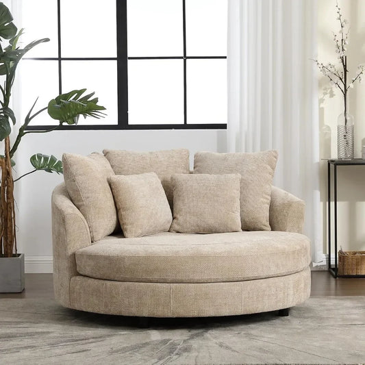 Oversized Round Accent Chair