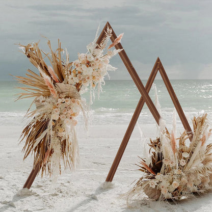 2-Pack Wooden Triangle Arch
