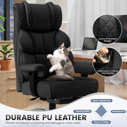 Oversized PU Recliner Chair