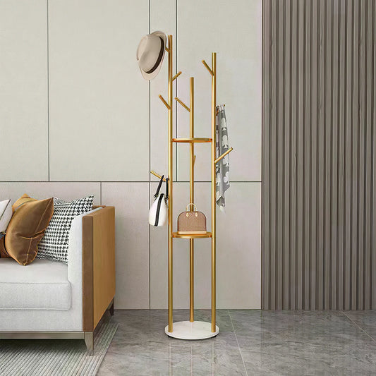 Gold Marble Coat Rack