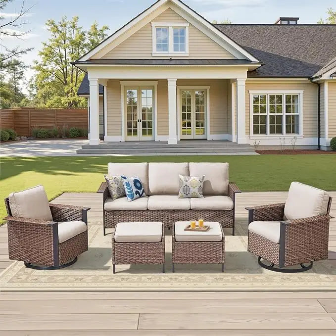 5-Piece Outdoor Wicker Set