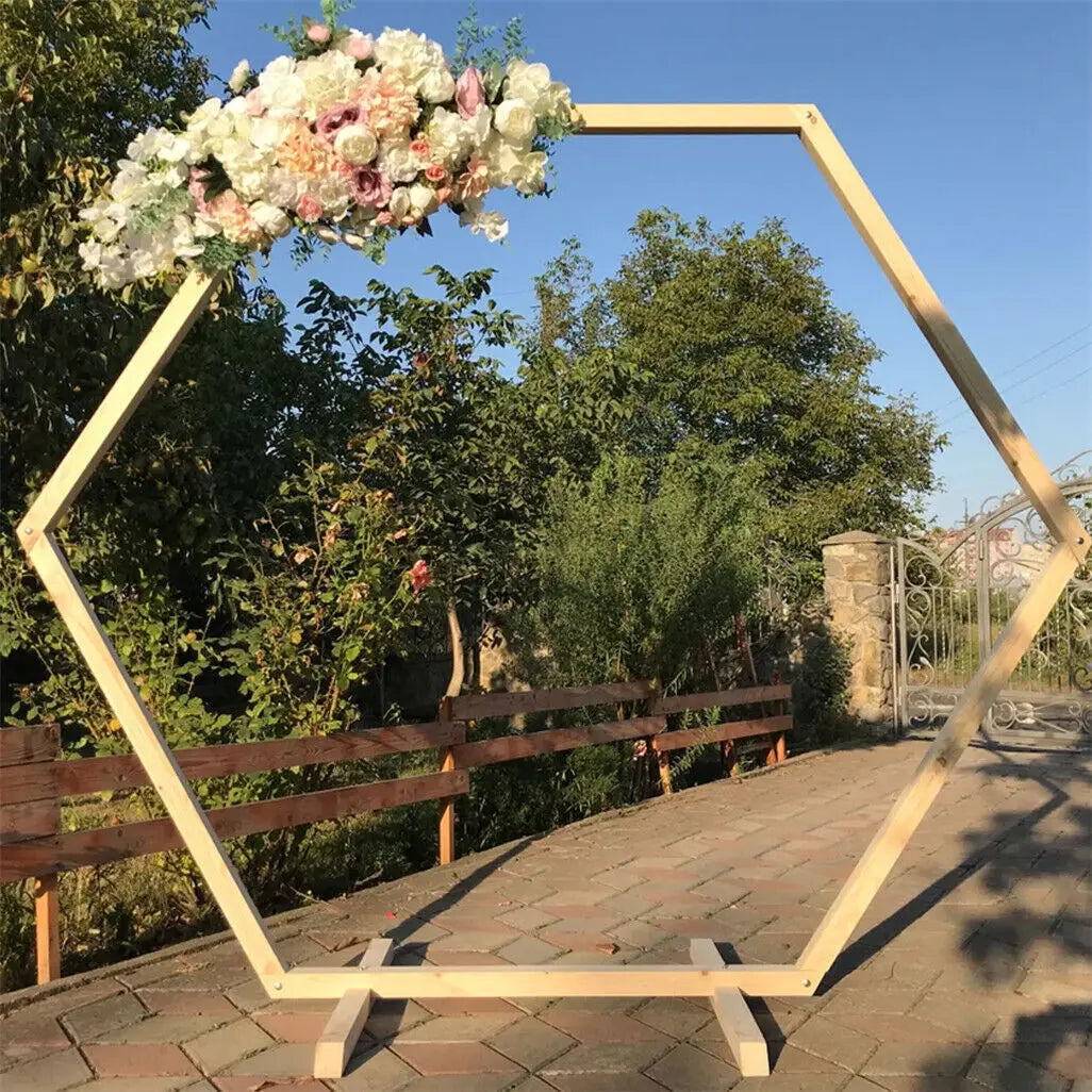 Rustic Wooden Wedding Arch