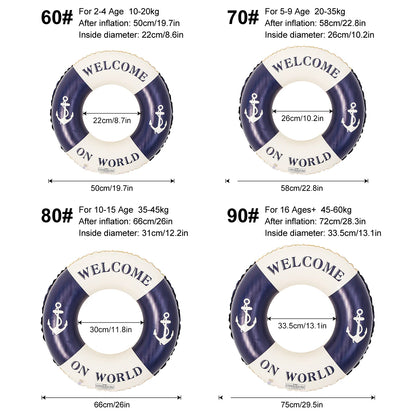 Retro Boat Anchor  Swimming Ring