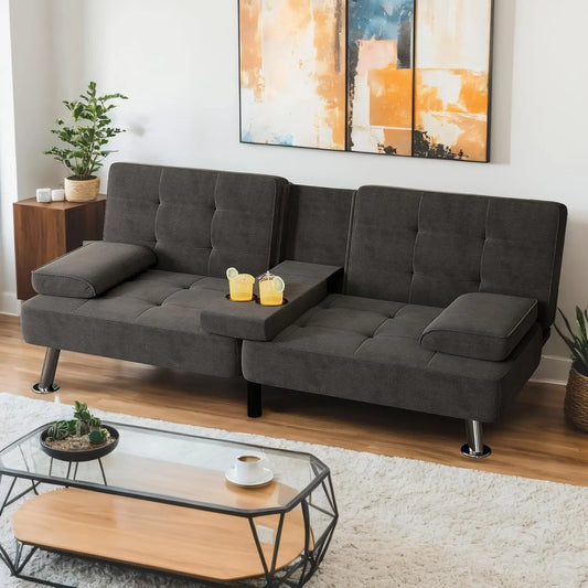 Convertible Linen Futon
