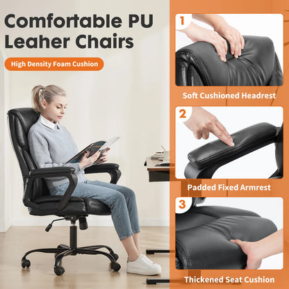 Ergonomic PU Leather  Chair