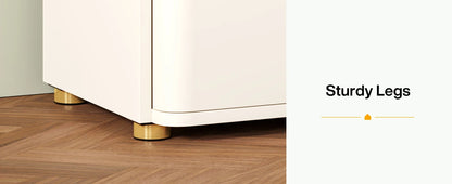Modern White Nightstand