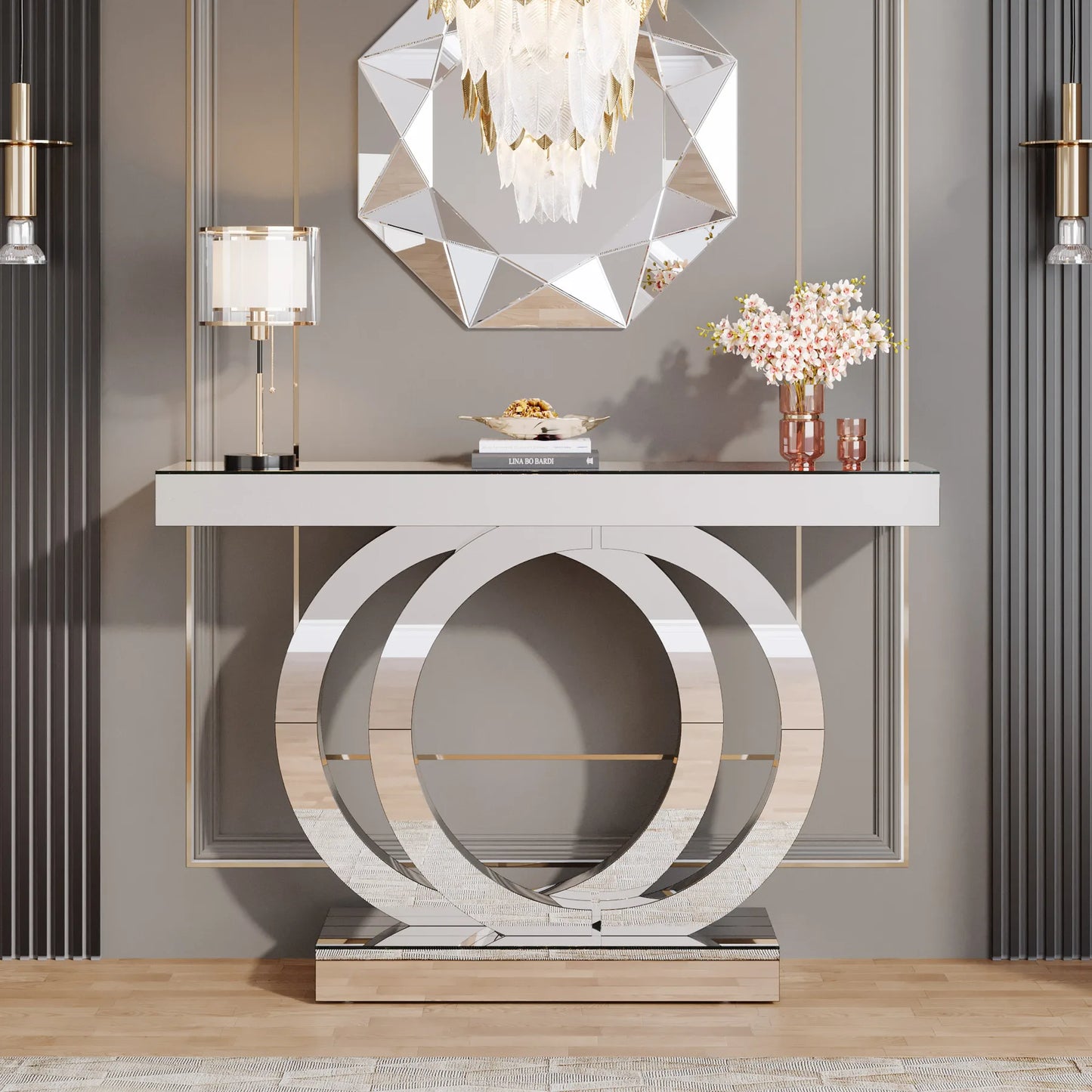 Mirrored Console Table