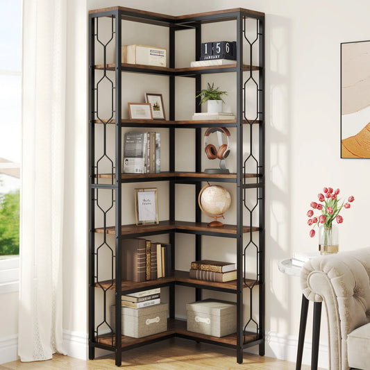Industrial Corner Shelf
