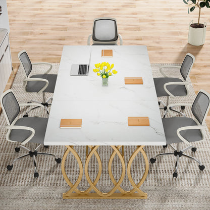 Gold-Leg Work Desk