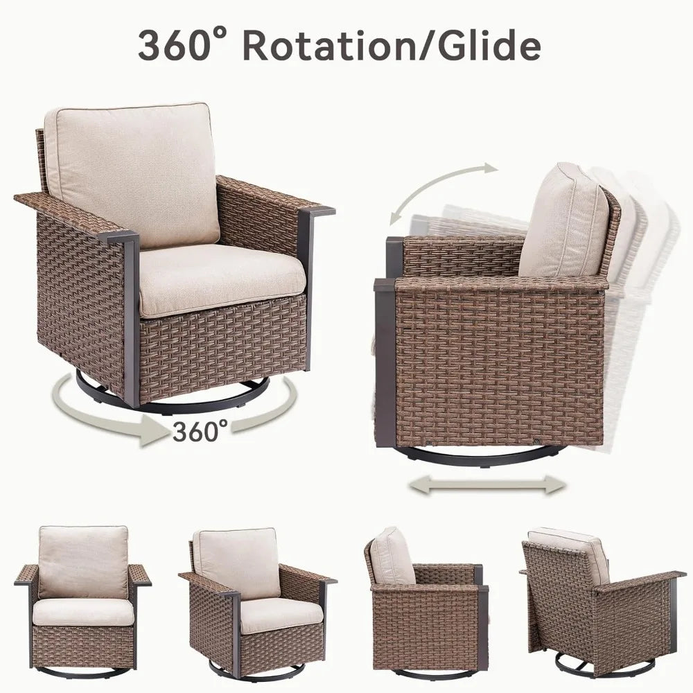 5-Piece Outdoor Wicker Set