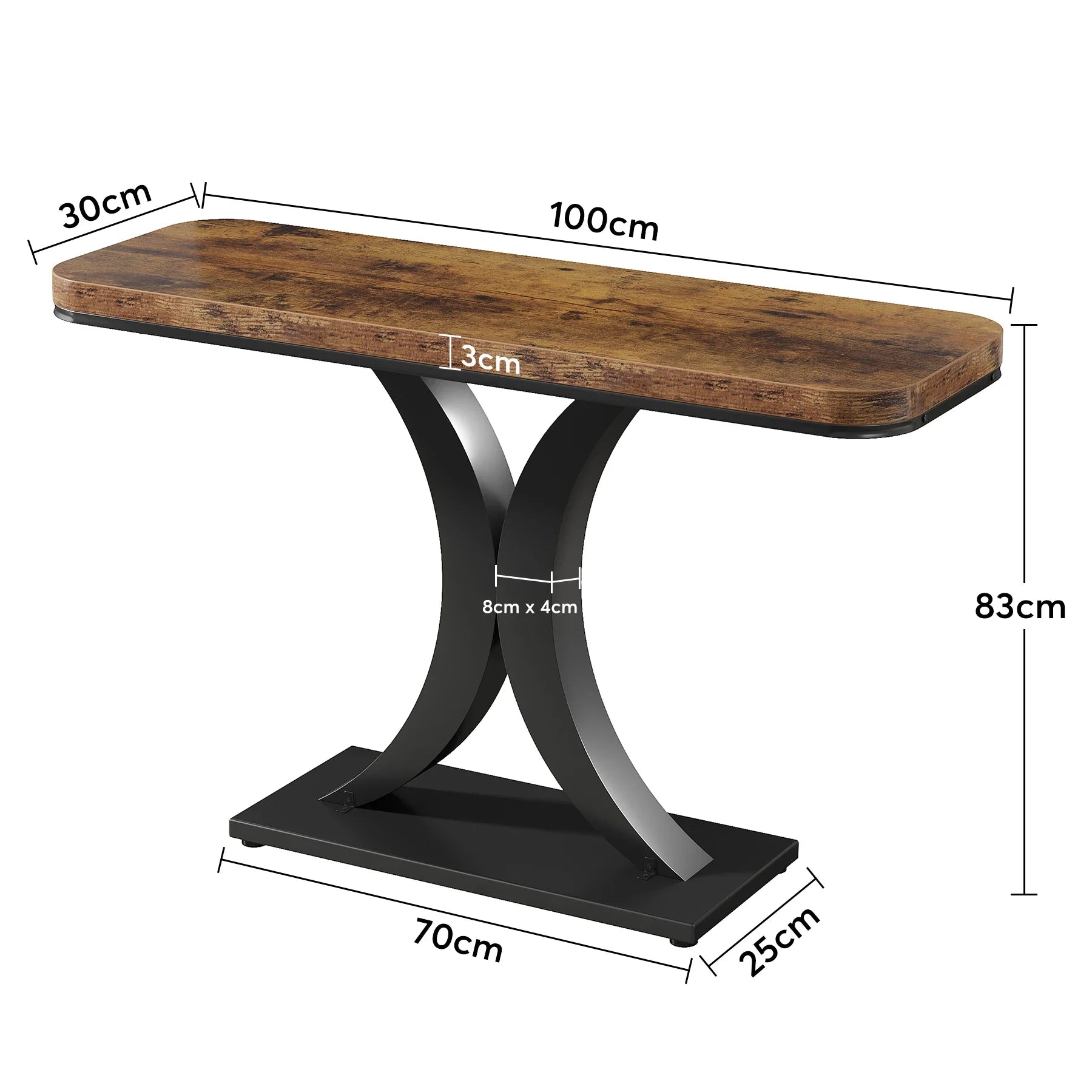 Industrial Geometric Console