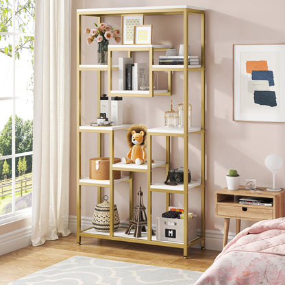 Geometric Metal Bookcase