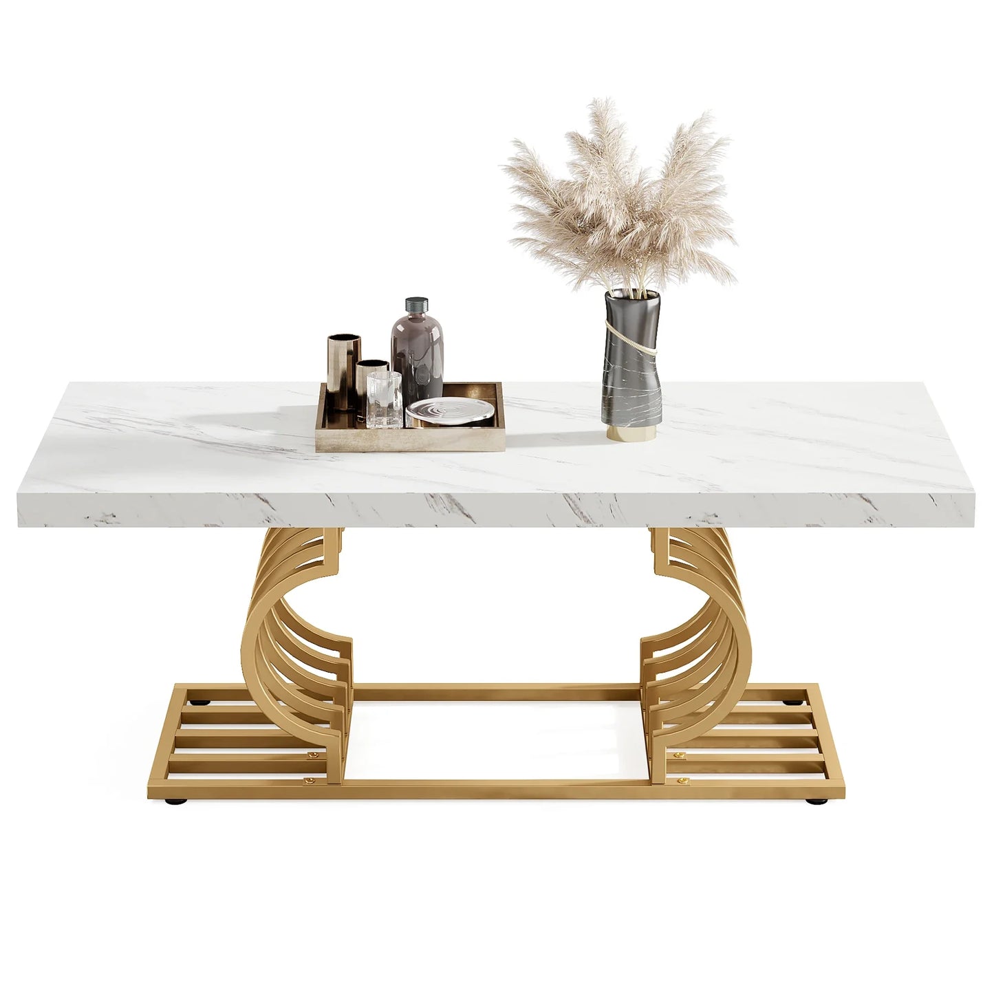 Faux Marble Coffee Table