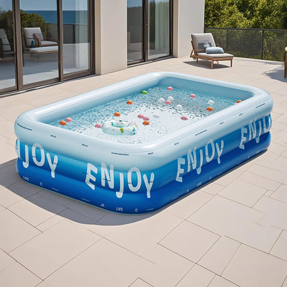 Large Heavy-Duty Inflatable Swimming Pool
