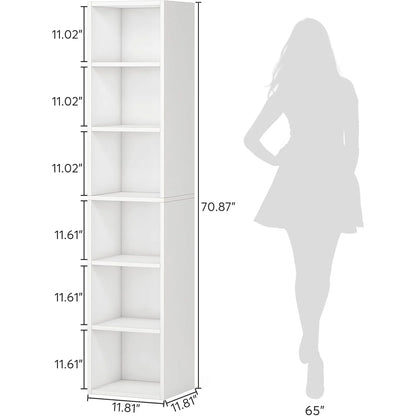 Narrow Corner Bookcase