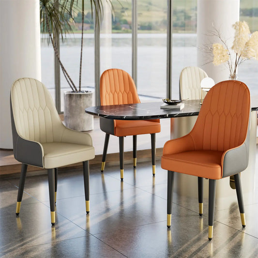 Faux Leather Dining Chairs