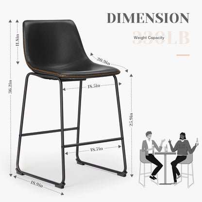 PU Leather Bar Stools