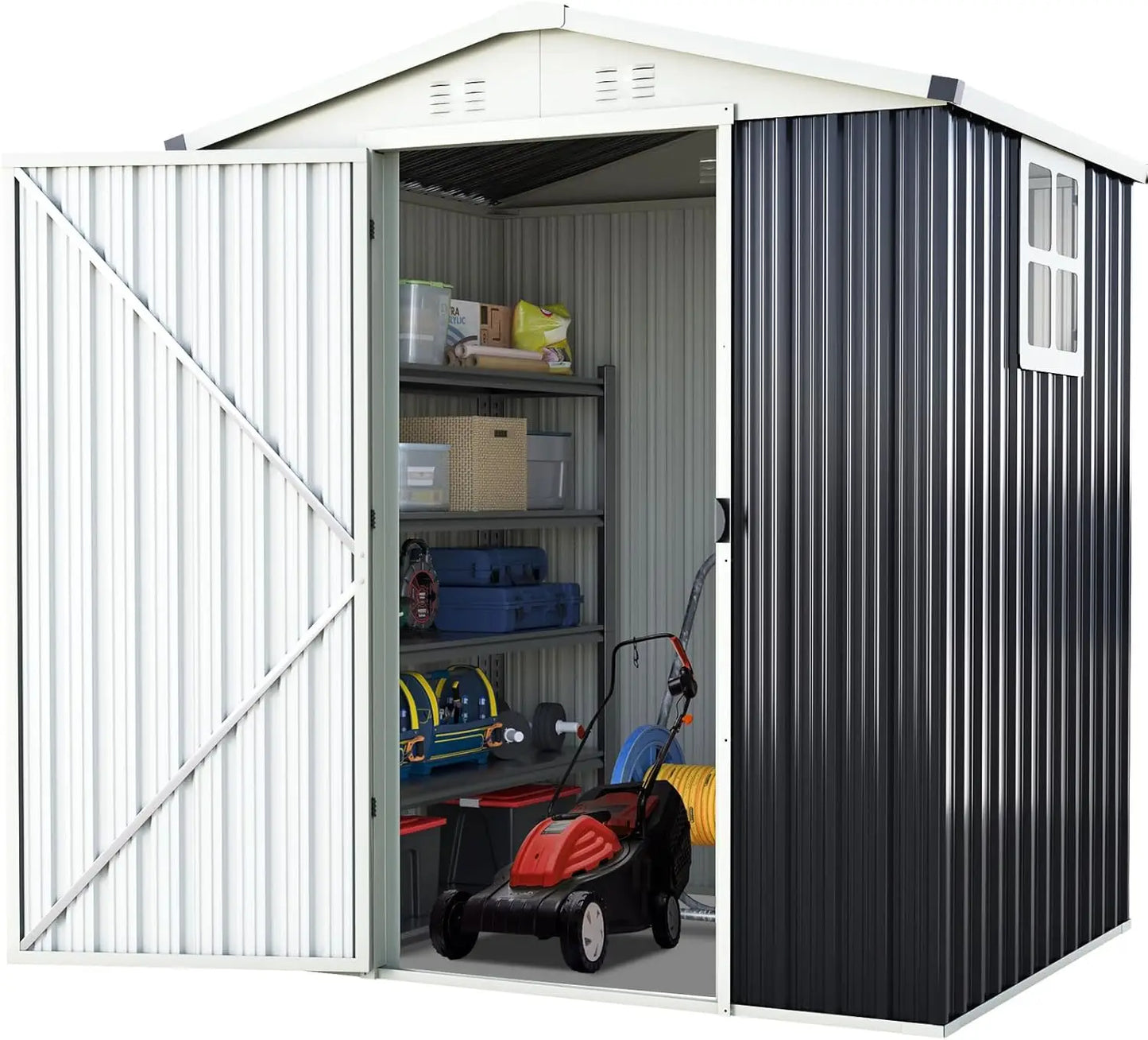 5×3 FT Compact Metal Storage Shed