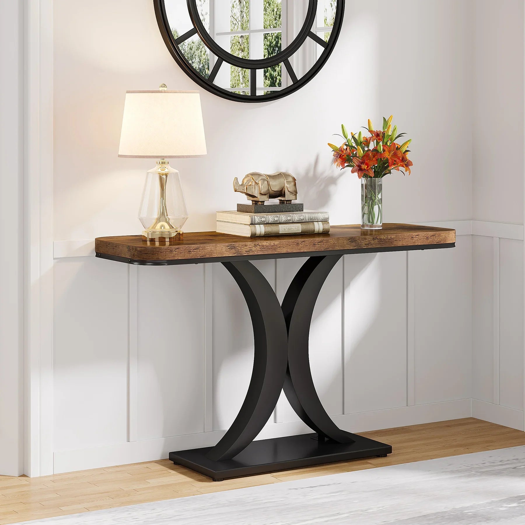 Industrial Geometric Console