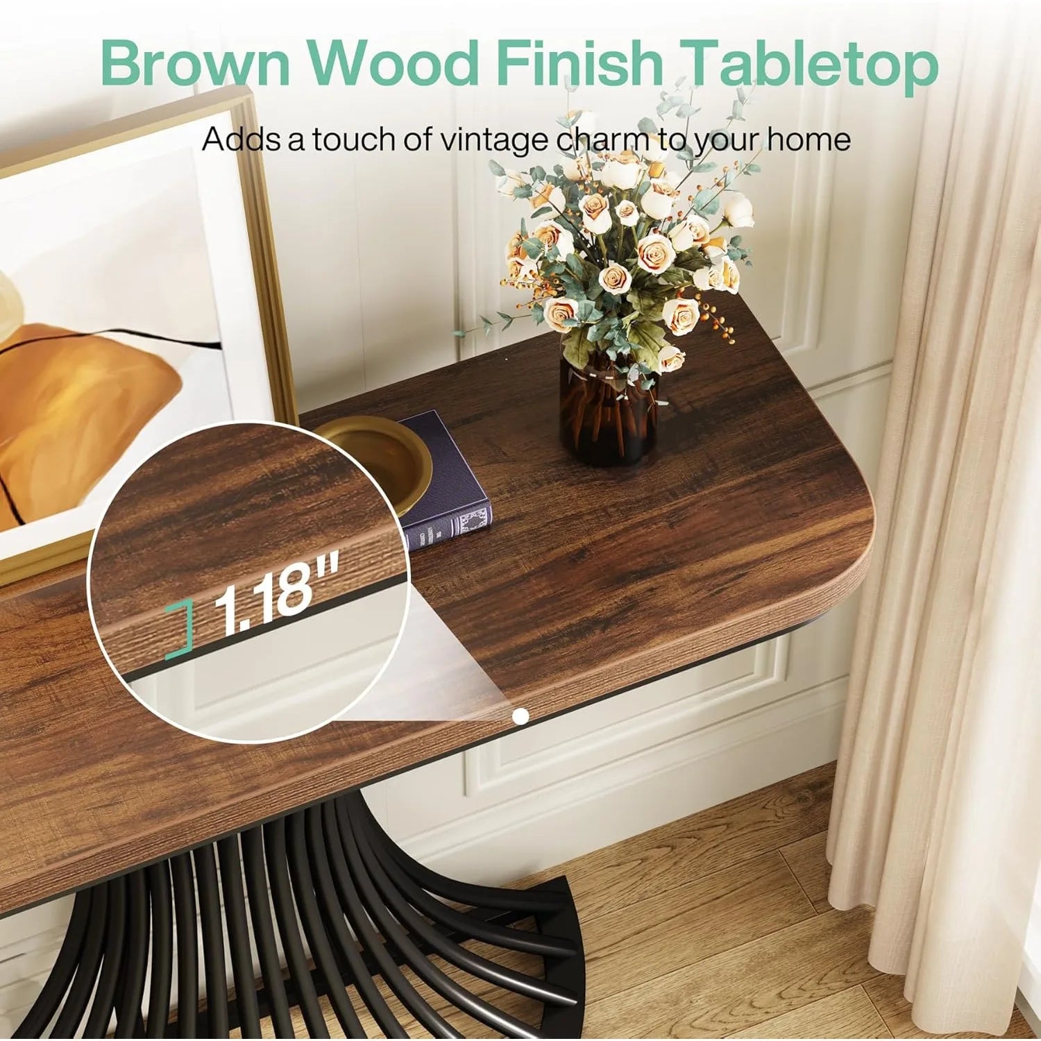 Industrial Console Table