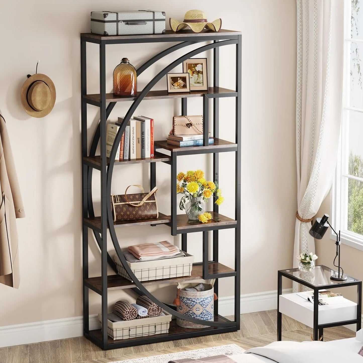 Industrial Etagere Bookcase