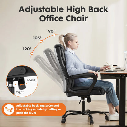 Ergonomic PU Leather  Chair