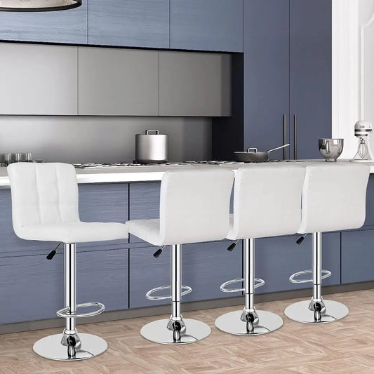 Adjustable PU Bar Stools
