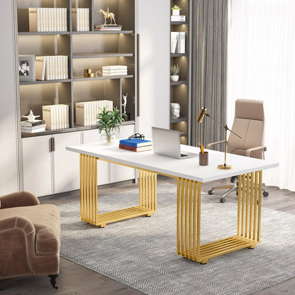 Gold-Leg Work Desk
