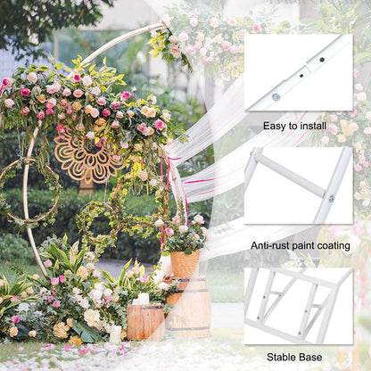 Large Metal Round Arch Stand