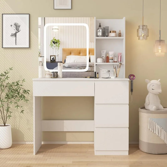 Lighted Vanity Desk