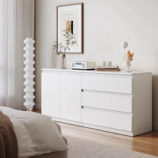 Minimalist Dresser Cabinet – Modern Handles Luxury Storage with Premium Drawers