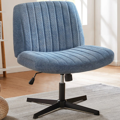 Cross Legged Office Chair with Adjustable Swivel