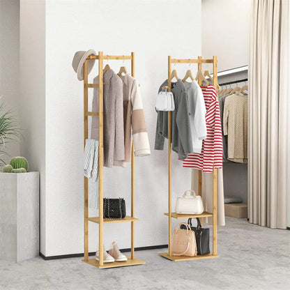 Bamboo Double Rail Rack